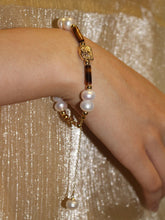 wearing Tiger’s Eye Beaded Bracelet